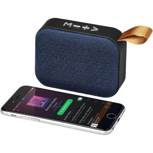 Fashion fabric Bluetooth(r) speaker, Royal blue (Speakers, radios)