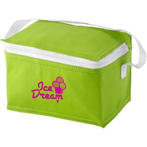 Spectrum 6-can non-woven cooler bag, Apple Green (Cooler bags)