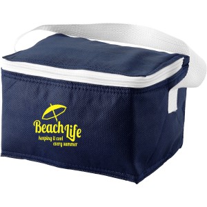 Spectrum 6-can non-woven cooler bag, Navy (Cooler bags)