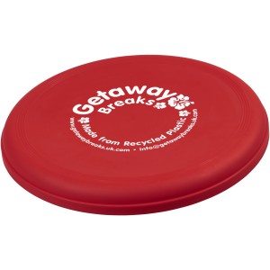 Orbit recycled plastic frisbee, Red (Sports equipment)