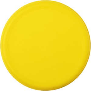 Orbit recycled plastic frisbee, Yellow (Sports equipment)