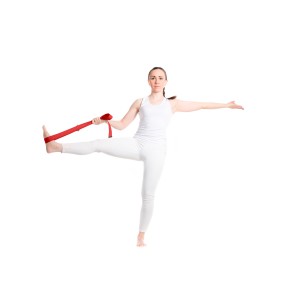 Virabha RPET yoga strap, Red (Sports equipment)