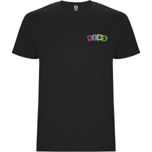 Stafford short sleeve kids t-shirt, Solid black (T-shirt, 90-100% cotton)