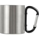 Stainless steel, double walled travel mug (200 ml), black (8245-01CD)