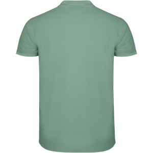 Star short sleeve men's polo, Dark Mint (Polo short, mixed fiber, synthetic)