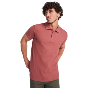 Star short sleeve men's polo, Mint (Polo short, mixed fiber, synthetic)