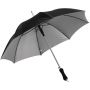 Polyester (210T) umbrella Melisande, black/silver