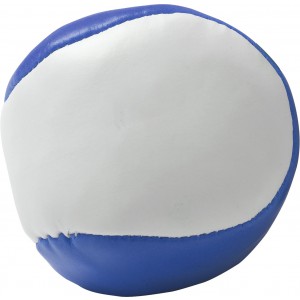 Imitation leather juggling ball Heidi, blue (Games)
