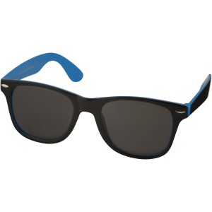 Sun Ray sunglasses with two coloured tones, Process Blue, solid black (Sunglasses)