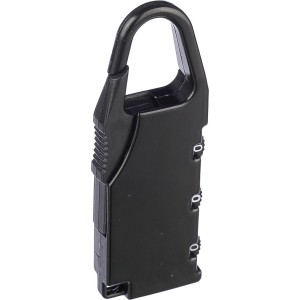 Zinc alloy numeric padlock April, black