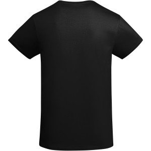 Breda short sleeve men's t-shirt, Solid black (T-shirt, 90-100% cotton)