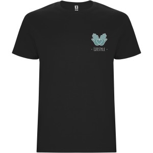 Stafford short sleeve men's t-shirt, Solid black (T-shirt, 90-100% cotton)