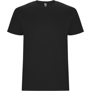Stafford short sleeve men's t-shirt, Solid black (T-shirt, 90-100% cotton)