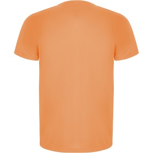 Imola short sleeve men's sports t-shirt, Fluor Orange (T-shirt, mixed fiber, synthetic)