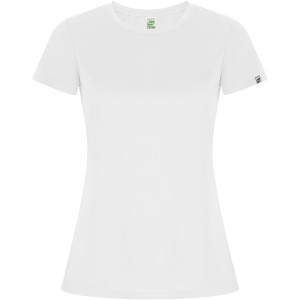 Imola short sleeve women's sports t-shirt, White (T-shirt, mixed fiber, synthetic)