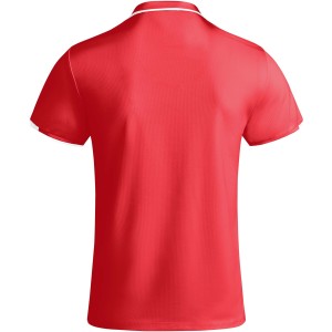 Tamil short sleeve kids sports polo, Red, White (T-shirt, mixed fiber, synthetic)
