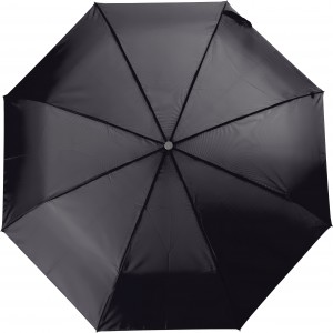 Telescopic umbrella, black (Foldable umbrellas)