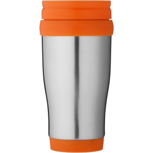 Sanibel 400 ml insulated mug, Silver,Orange (Thermos)