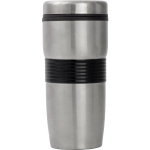 Stainless steel double walled flask Benito, black (Thermos)