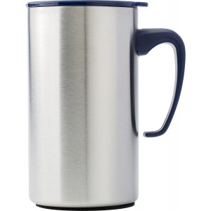 Stainless steel double walled flask Luca, blue (Thermos)