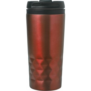 Stainless steel mug, red (Thermos)