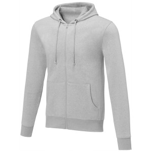 Theron men?s full zip hoodie, Heather grey (Pullovers)