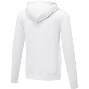 Theron men's full zip hoodie, White (Pullovers)