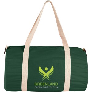 Cochichuate cotton barrel duffel bag, Hunter Green (Travel bags)