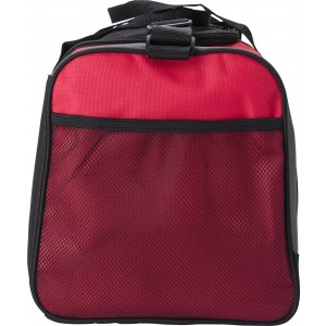 Polyester (600D) duffle bag Wyatt, red (Travel bags)