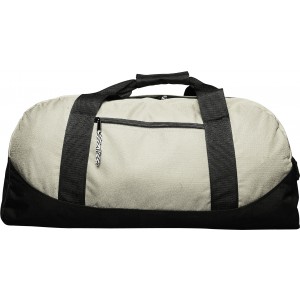 Polyester (600D) sports bag Amir, light grey (Travel bags)