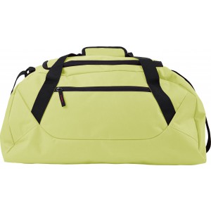 Polyester (600D) sports bag, lime (Travel bags)