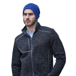 Tremblant knit jacket, Heather Smoke (Pullovers)