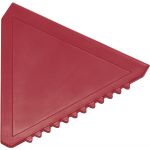 Triangular plastic ice scraper, red (8761-08)