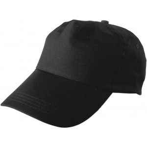 Cotton twill cap Lisa, black