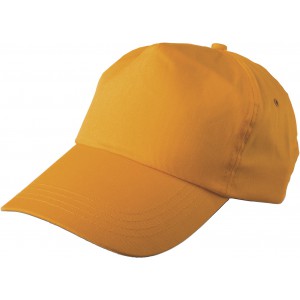 Cap, cotton twill, orange