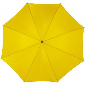 Polyester (190T) umbrella Kelly, yellow (Umbrellas)