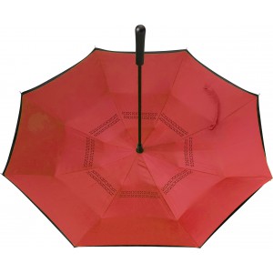 Pongee umbrella Constance, red (Umbrellas)