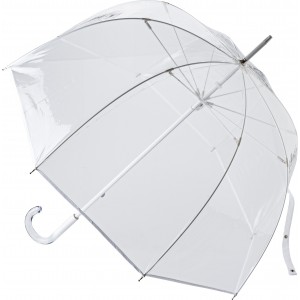 PVC umbrella Mahira, white (Umbrellas)