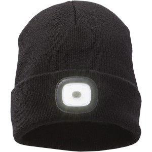 Mighty LED knit beanie, Black, solid black (Hats)