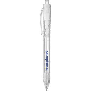 Vancouver recycled PET ballpoint pen, transparent clear (Plastic pen)