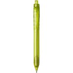 Vancouver recycled PET ballpoint pen, Transparent Lime Green (10657806)