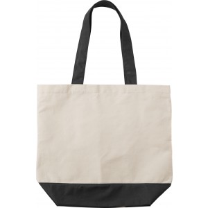 Cotton (280 g/m2) shopping bag Cole, black