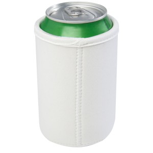 Vrie recycled neoprene can sleeve holder, White (Cooler bags)