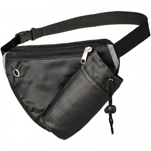 Erich multi purpose sports waist bag, Black (Waist bags)