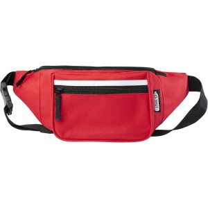 Journey RPET waist bag, Red (Waist bags)
