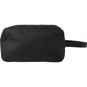 Polyester (600D) toilet bag Calista, black (Waist bags)