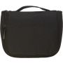 Polyester (600D) travel/toiletry bag, black