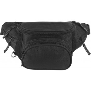 Polyester (600D) waist bag Amari, black (Waist bags)
