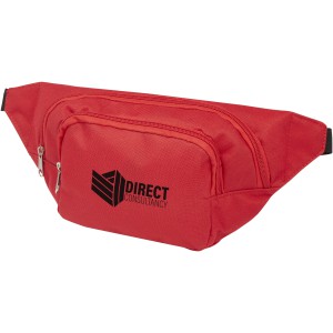 Santander fanny pack with two compartments, Red (Waist bags)