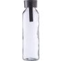Glass drinking bottle (500 ml) Anouk, black